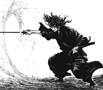 Musashi water arts drawing